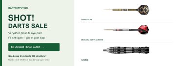 Shot! Darts Sale &ndash; Viking Odin, Michael Smith Achieve og AI Mimic