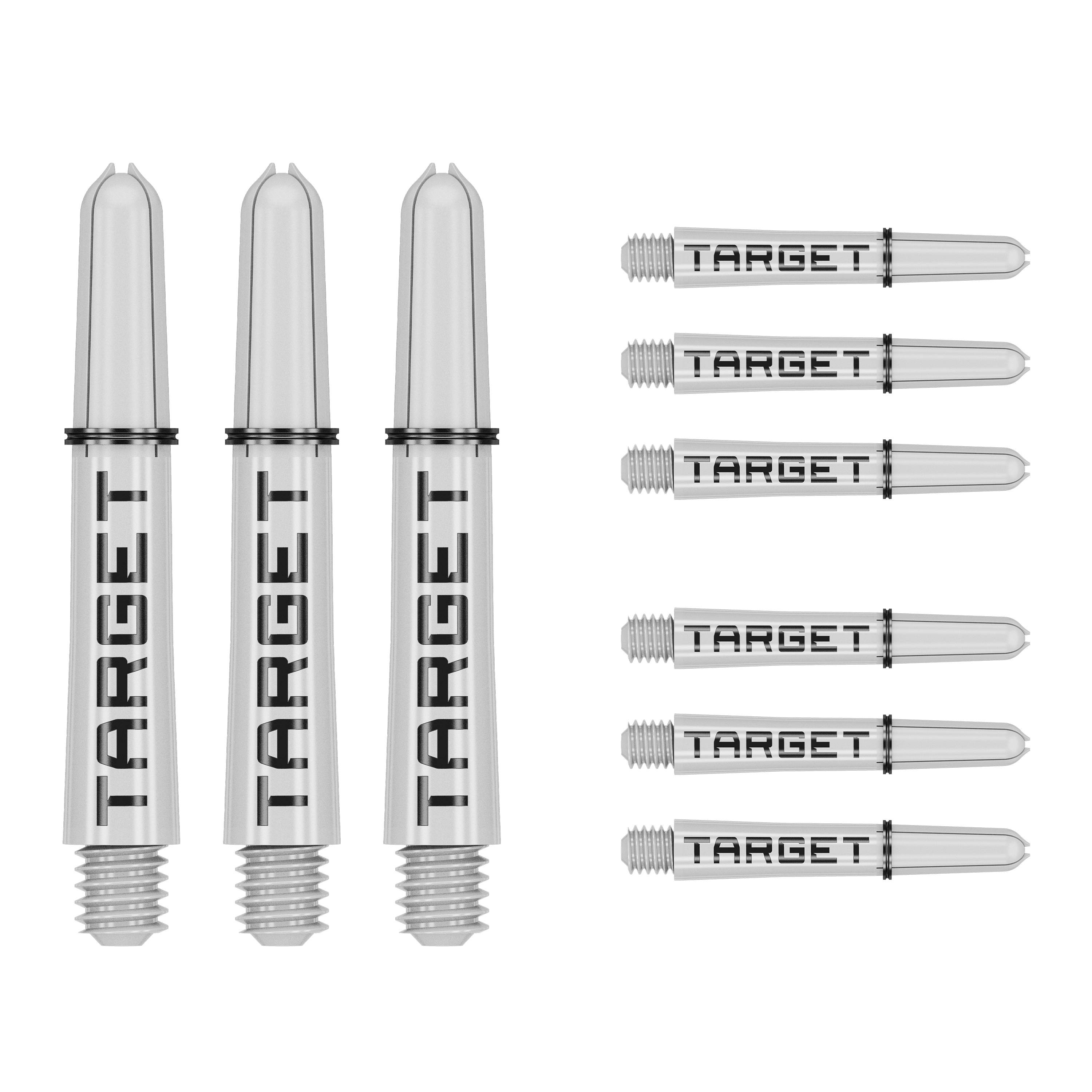 PRO GRIP TAG WHITE & GREY 3 SETS SHORT