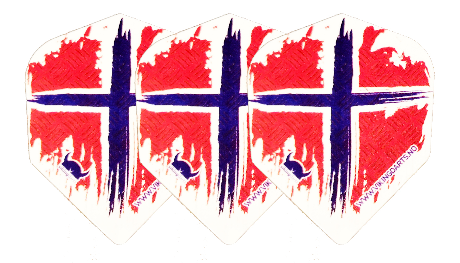 VikingDarts Checker Norway Flag Flights NO6