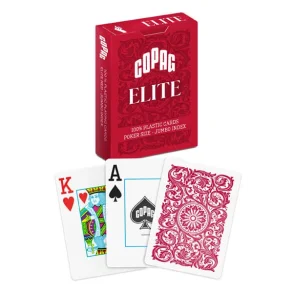 Copag 100% Plastikk Poker Elite Jumbo, Rd