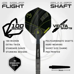 Winmau MvG Signature Edition 90% Tungsten 22 g