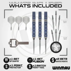 Winmau Lunaris Parallel Switch Point 90% 25 gram