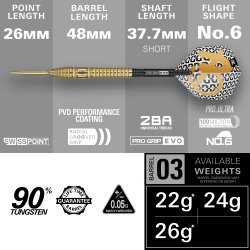 BOLIDE ENVY 03, 90% SP TUNGSTEN 24 GRAM