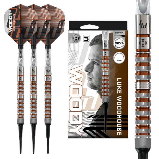 Harrows Luke Woodhouse V3 90% Tungsten 18 gram Softtip