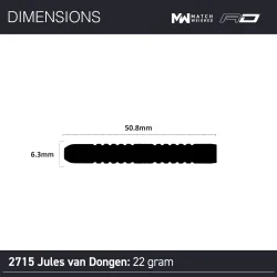 Jules Van Dongen 90% Tungsten, 22 gram 