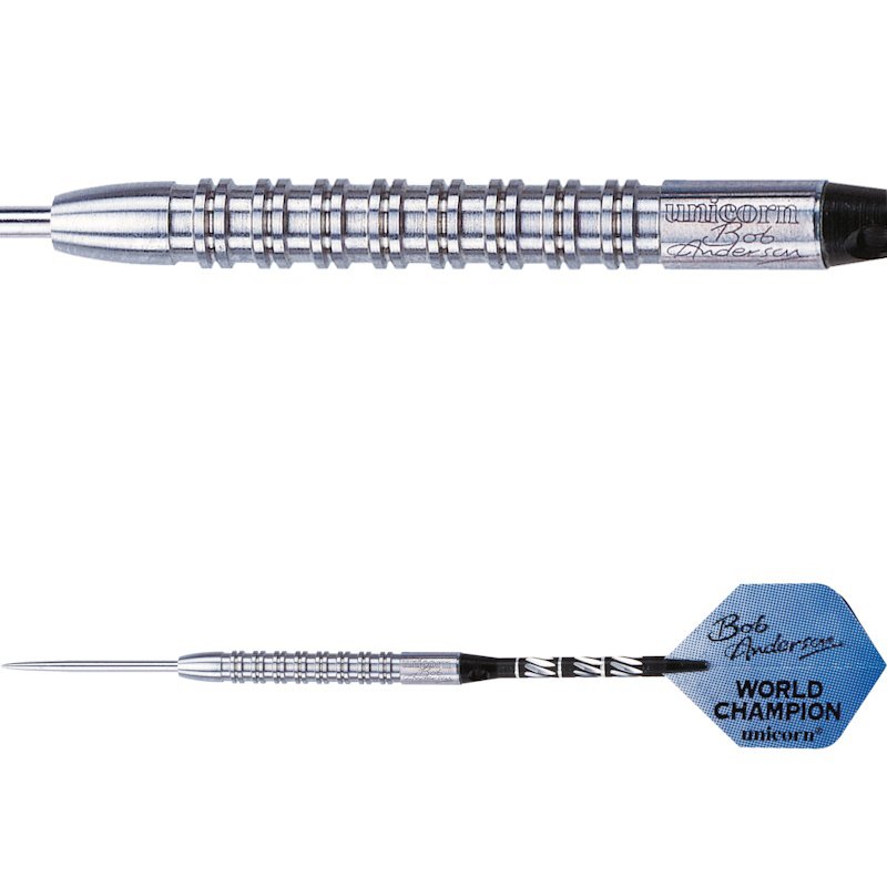 Unicorn World Champion Bob Anderson Steel Tip Darts - 22gm