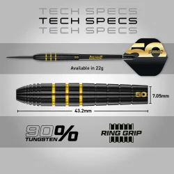 Luke Humphires - 50 Year Player Edition 90% Tungsten 22 gram