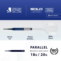 Harrows Geo Parallel 90% Tungsten 20 gram Softtip