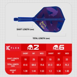 Target K-Flex Luke Littler Born To Win World Champion 2026 No.2 Short