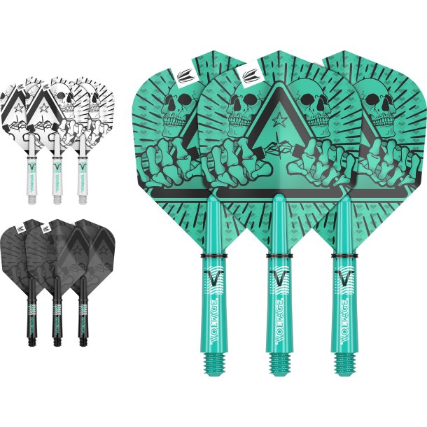 ROB CROSS INK FLIGHT &amp; SHAFT KIT SHORT