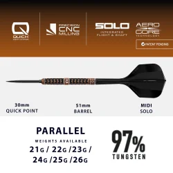 Harrows Wolfram Trinity Quick Point 97% Tungsten 22 gram