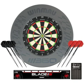 Winmau Blade 360 Bundle � komplett dartsett med surround