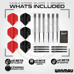 Winmau Blade 360 Bundle � komplett dartsett med surround