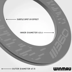 Winmau Blade 360 Bundle � komplett dartsett med surround