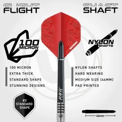 Winmau Blade 360 Bundle � komplett dartsett med surround