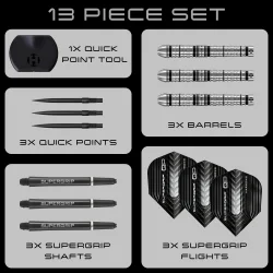 Harrows Supergrip Quick Point 90% Tungsten 23 gram