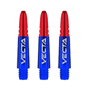 Winmau Vecta Bl/Rd Kort bakstykke