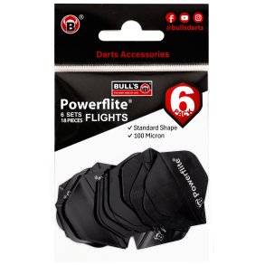 Powerflite Pakke med 6 sett flights No2