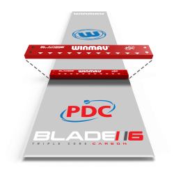 WINMAU CLEARZONE PDC + OCHE DART MAT