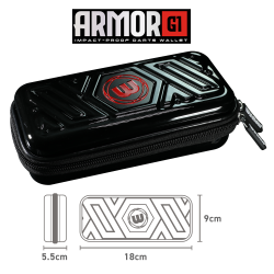 Winmau Armor G1 Dart Etui Svart