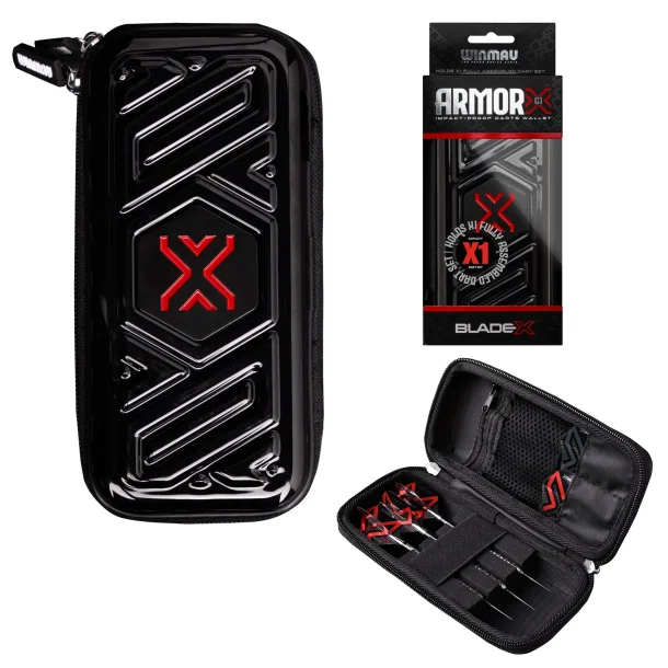 Winmau Armor G1 Blade X Dart Etui Svart