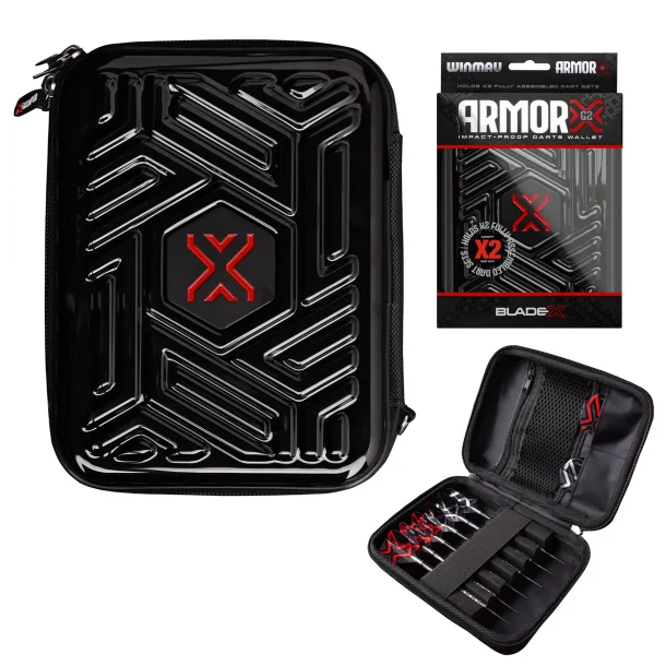 Winmau Armor G2 BladeX Dart Etui Svart