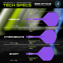 Winmau Fusion Lilla Kort No2