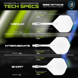 Winmau Fusion Clear Medium No2. 