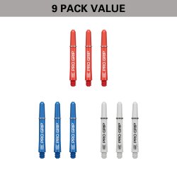 PRO GRIP SHAFT 3X SETS OF INTERMEDIATET- Red/Blue/ White