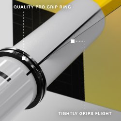 PRO GRIP TAG WHITE &amp; GREY 3 SETS INTERMEDIATE