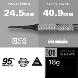 STEPHEN BUNTING 95K SP 95% Tungsten 18 gram Softtip