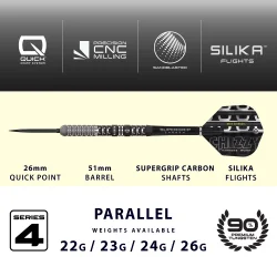 Harrows Dave Chisnall V4 Quick Point 90% Tungsten, 22 gram