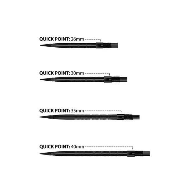 Harrows Quick Point Micro Ridge Black 30 mm