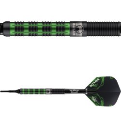 Bull's Smoke Green, 90% Tungsten, 18 gram softtip. 