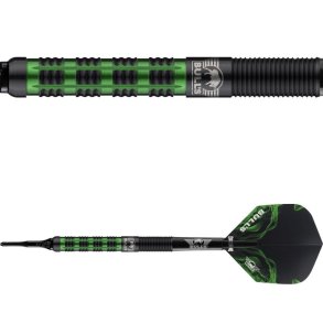 Bull's Smoke Green, 90% Tungsten, 18 gram softtip. 