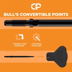 Bull's Prime Straight CP 90% Tungsten 22 gram (Kun T�nner)