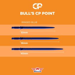 Bull�s CP Bl� Ringed Grip Points 32 mm