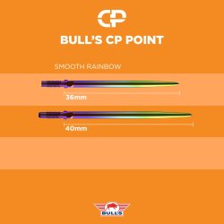 Bull�s CP Smooth Rainbow Points 36 mm