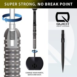 Harrows Dave Chisnall V4 Quick Point 90% Tungsten, 22 gram