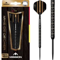 Mission Mike De Decker Black &amp; Gold PVD 95% Tungsten 24 gram
