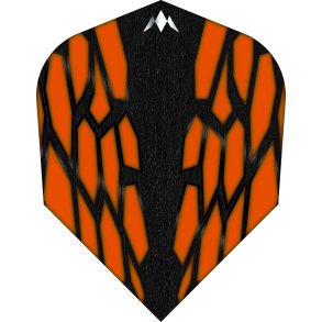 Mission Solo Dart Flights - Magma Oransje NO6
