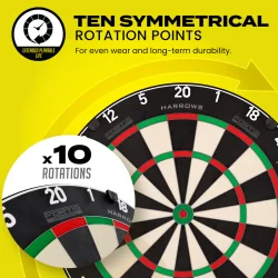  Harrows Fortis Premium Dartboard