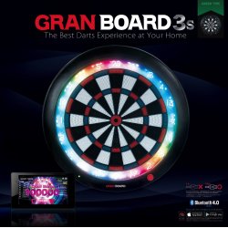 GranBoard3s LED Bluetooth Dartskive Green Segment - Pre Order. (forventes sendt 5 desember)
