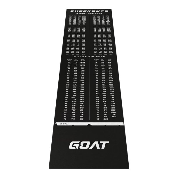 GOAT Checkout Dart Mat 80x285 cm