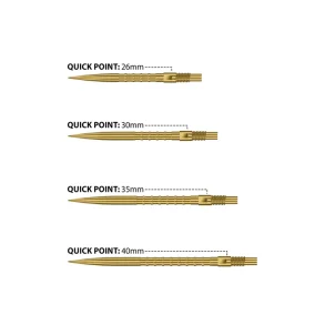 Harrows Quick Point HM Grip Gold 26 mm