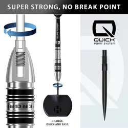 Harrows Supergrip Quick Point Bomb 90% Tungsten 23 gram