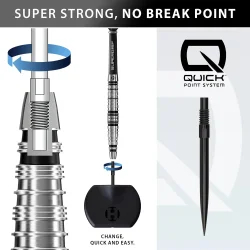Harrows Supergrip Quick Point Torpedo 90% Tungsten 22 gram