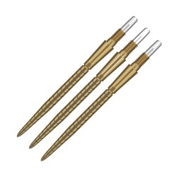 SWISS STORM QUARTZ POINTS GOLD 26MM