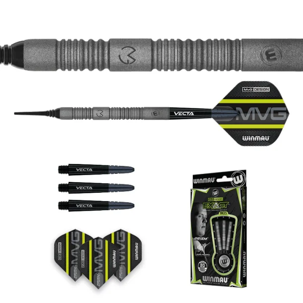 MvG Exact. 90% Tungsten, 23,5 gram Softtip Dartpiler