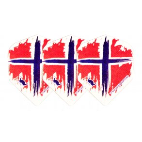 VikingDarts Checker Norway Flag Flights NO6